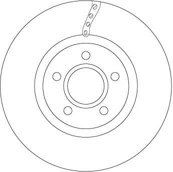 Disques de frein TRW ref. DF6653