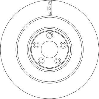 Disques de frein TRW ref. DF6654S