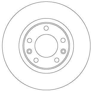 Discos de freno TRW ref. DF6656