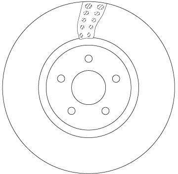 Disques de frein TRW ref. DF6662S