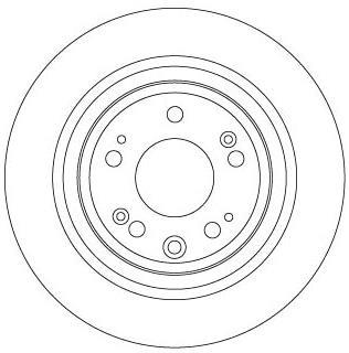 Disques de frein TRW ref. DF6678