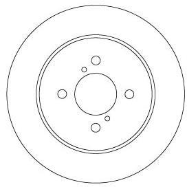 Disques de frein TRW DF6686