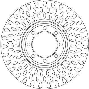 Disques de frein TRW ref. DF6688S