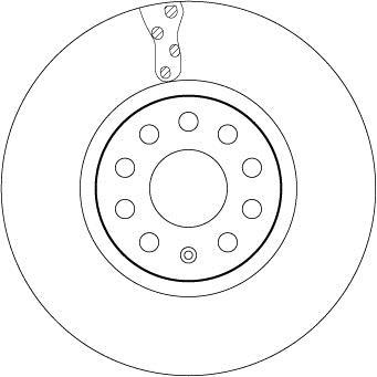 Disques de frein TRW ref. DF6695S