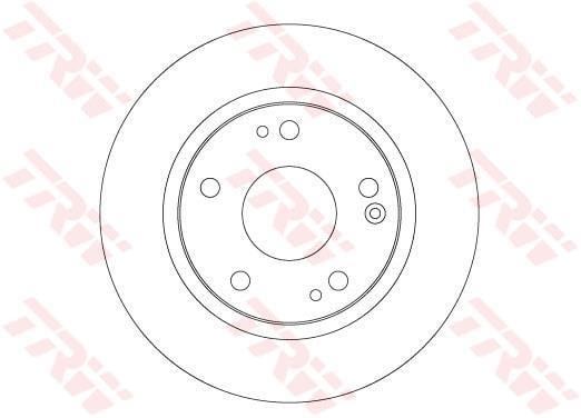 Disques de frein TRW ref. DF6704