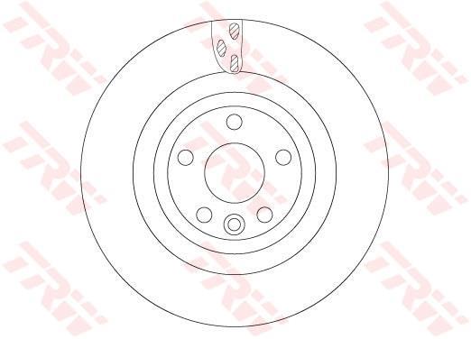 Disques de frein TRW ref. DF6706S