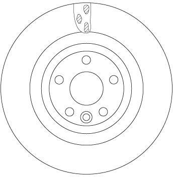 Disques de frein TRW ref. DF6706S