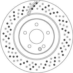 Disques de frein TRW ref. DF6741S