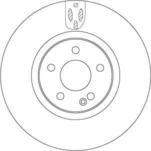 Disques de frein TRW ref. DF6744S