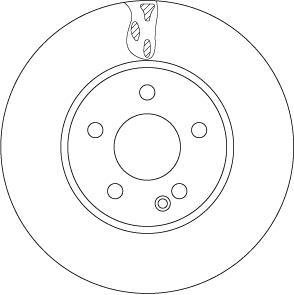 Disques de frein TRW ref. DF6745S