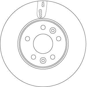 Disques de frein TRW ref. DF6751S