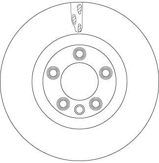 Disques de frein TRW ref. DF6772S