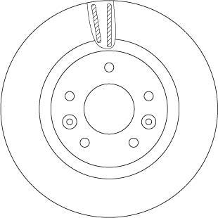 Disques de frein TRW ref. DF6786