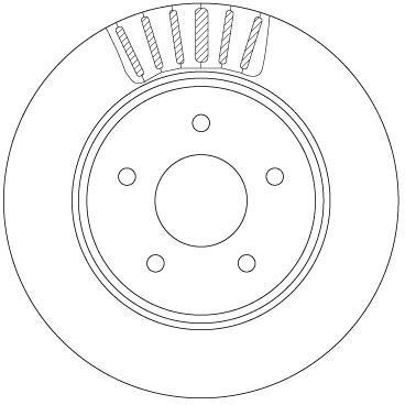 Disques de frein TRW ref. DF6789