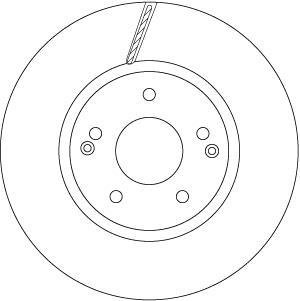 Disques de frein TRW ref. DF6804