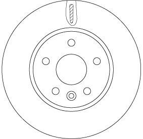 Disques de frein TRW ref. DF6819