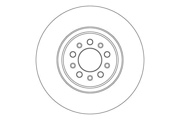 Disques de frein TRW ref. DF6837S