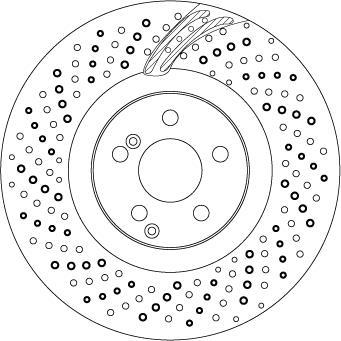 Disques de frein TRW ref. DF6862S