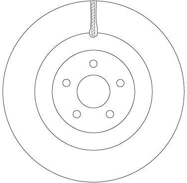 Disques de frein TRW ref. DF6871