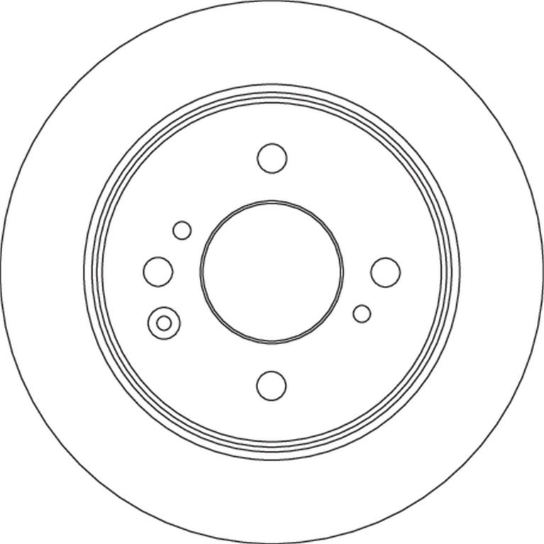 Disques de frein TRW ref. DF6875