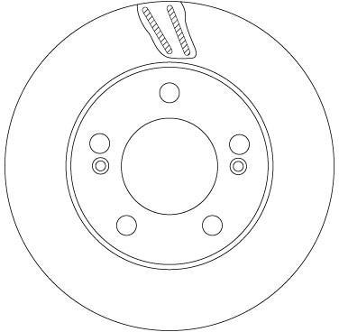 Disques de frein TRW ref. DF6876