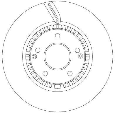 Disques de frein TRW ref. DF6883S