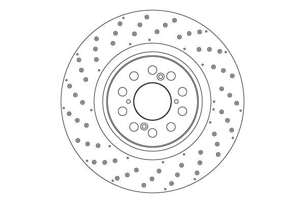 Disques de frein TRW ref. DF6931S