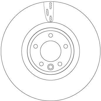 Disques de frein TRW ref. DF6957S