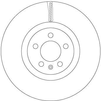 Disques de frein TRW ref. DF6983S