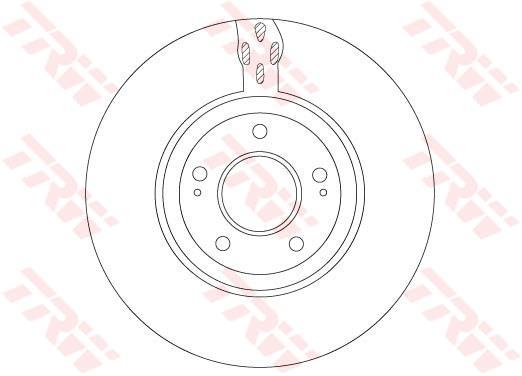 Disques de frein TRW ref. DF7302S