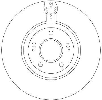 Disques de frein TRW ref. DF7302S
