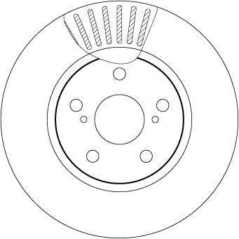 Disques de frein TRW ref. DF7340