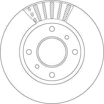 Disques de frein TRW ref. DF7452