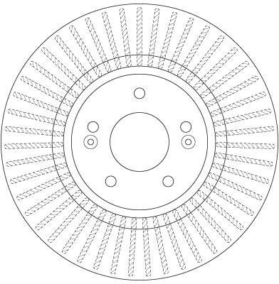 Disques de frein TRW ref. DF7973