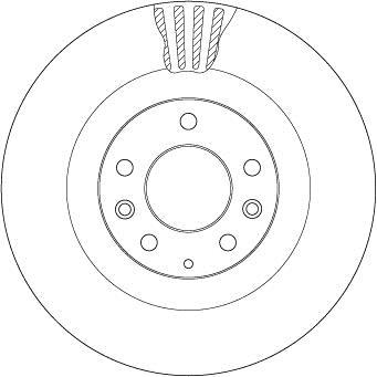 Disques de frein TRW ref. DF8043