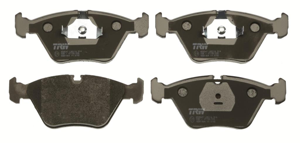 Jeu de 4 plaquettes de frein TRW ref. GDB1064