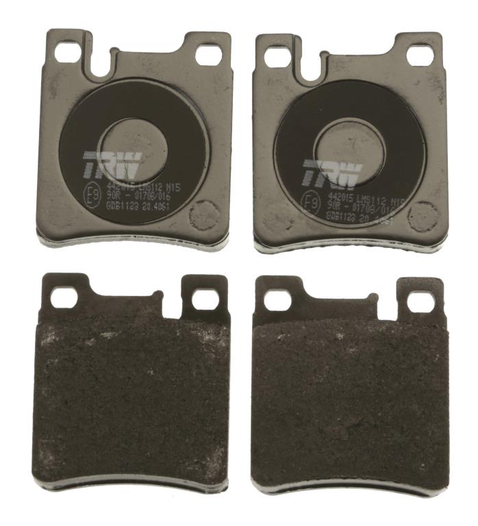 Jeu de 4 plaquettes de frein TRW ref. GDB1123