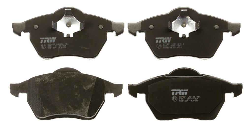Jeu de 4 plaquettes de frein TRW GDB1204