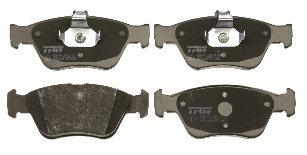 Jeu de 4 plaquettes de frein TRW GDB1205