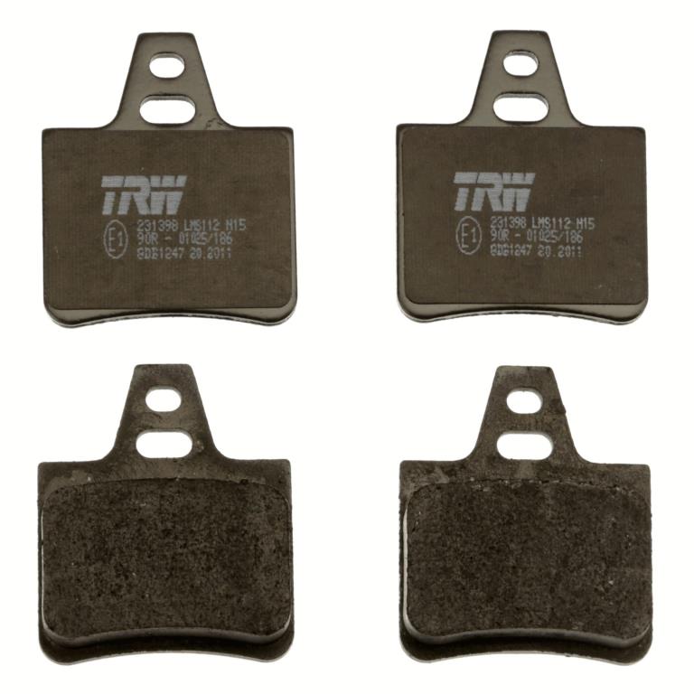 Jeu de 4 plaquettes de frein TRW ref. GDB1247