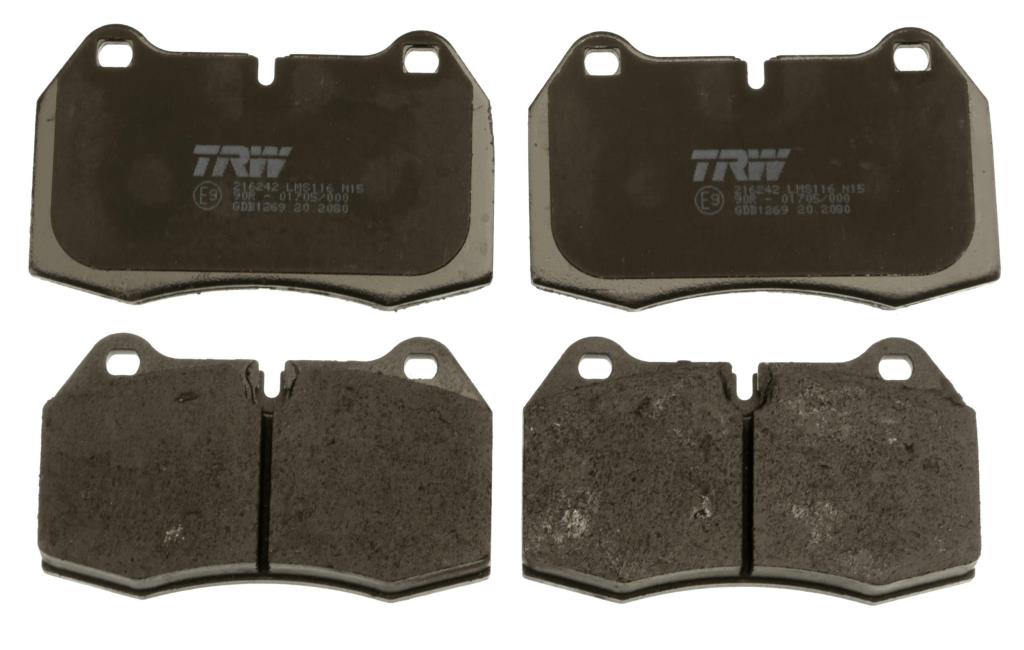 Jeu de 4 plaquettes de frein TRW ref. GDB1269
