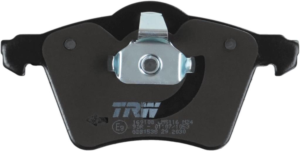 Jeu de 4 plaquettes de frein TRW ref. GDB1538