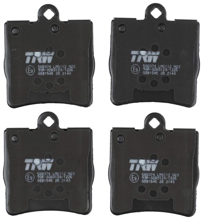 Jeu de 4 plaquettes de frein TRW ref. GDB1545