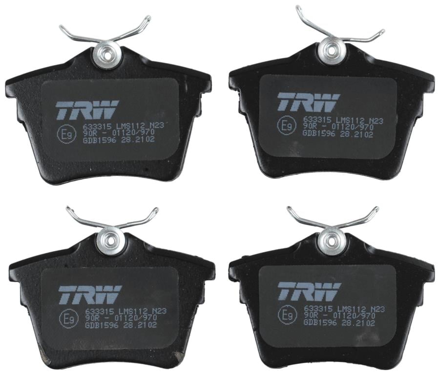 Jeu de 4 plaquettes de frein TRW ref. GDB1596