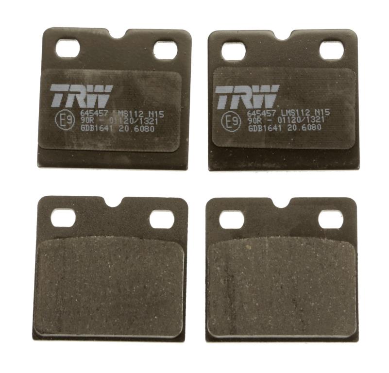 Kit de plaquettes de frein, disque de frein de stationnement TRW GDB1641
