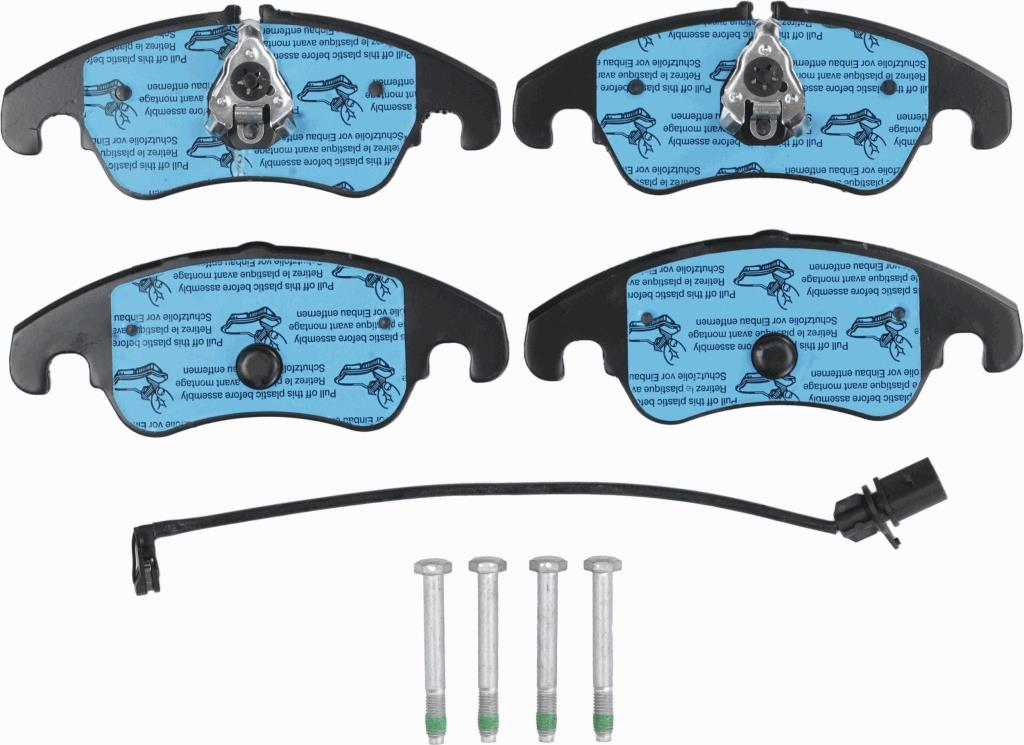 Jogo de 4 pastilhas de travão TRW ref. GDB1768