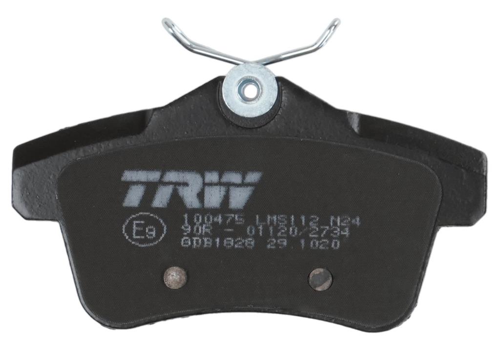 Jeu de 4 plaquettes de frein TRW GDB1828