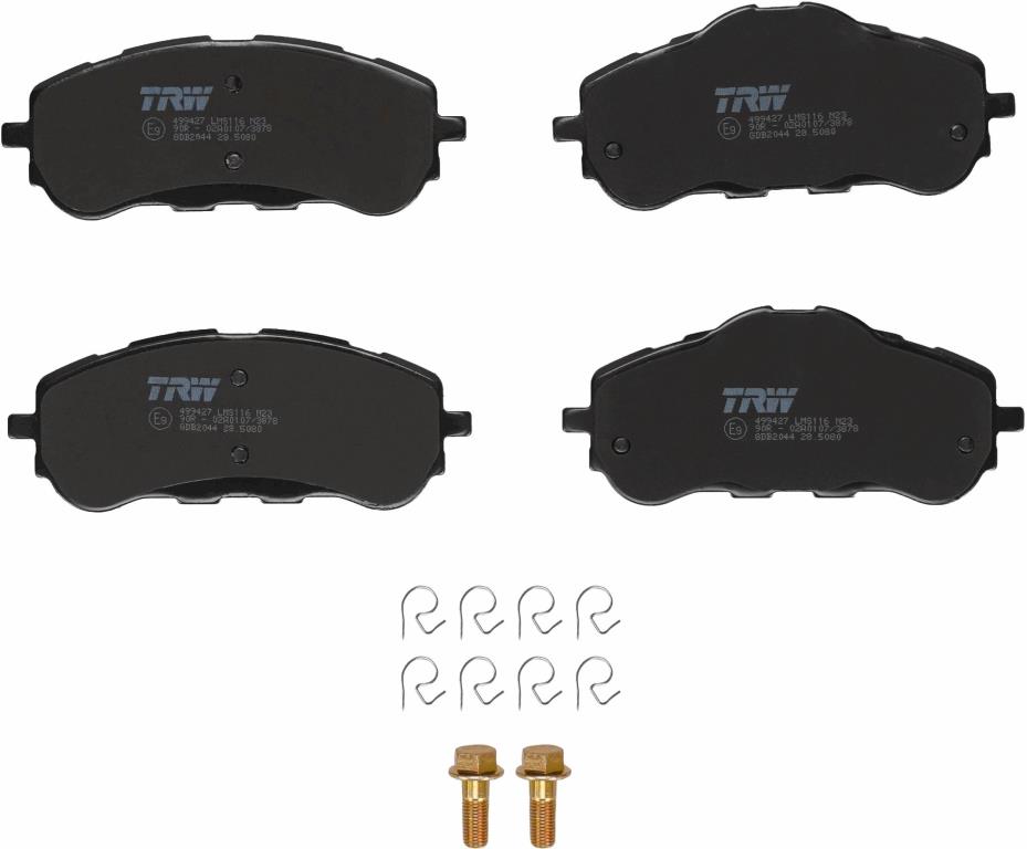 Jogo de 4 pastilhas de travão TRW ref. GDB2044