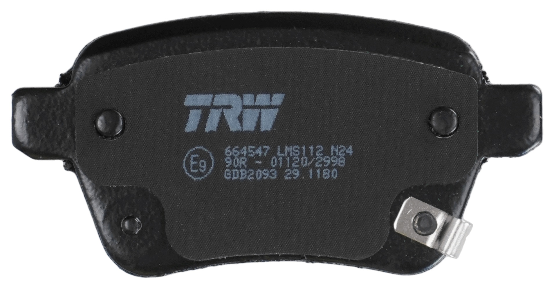 Jeu de 4 plaquettes de frein TRW ref. GDB2093