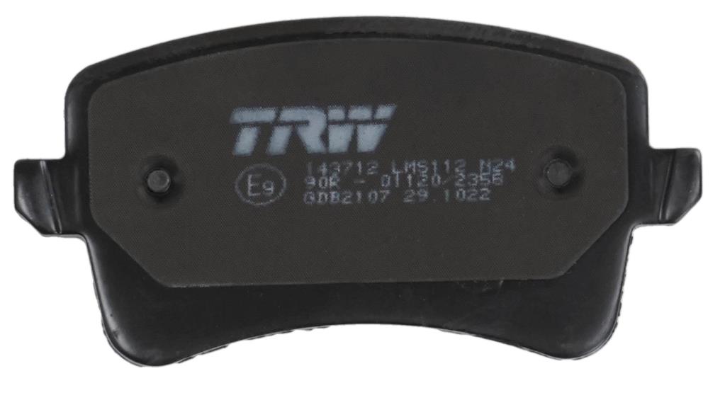 Jeu de 4 plaquettes de frein TRW GDB2107